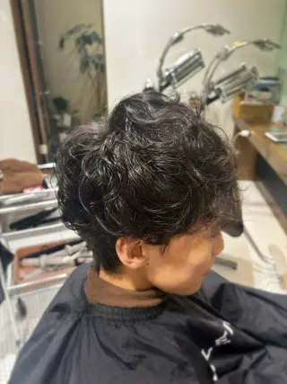 メンズ レイヤーカット/艶髪 /パーマaikoのヘアスタイル