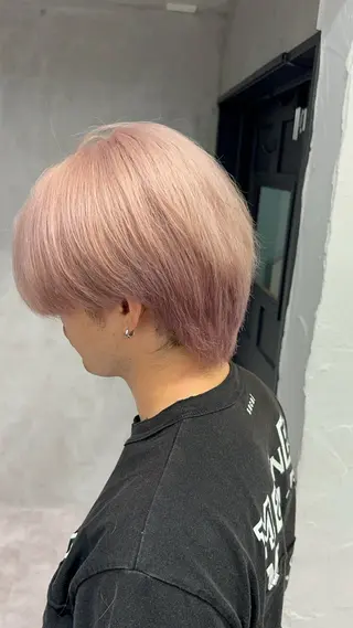 ショート メンズ 【艶カラー⠀】坂東 要のヘアスタイル