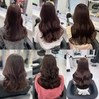 セミロング カラー ヘアアレンジ Ella所属・nana【艶髪】/ レイヤー/縮毛矯正のヘアスタイル