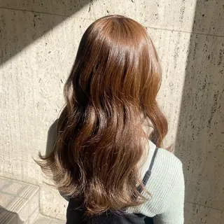 セミロング カラー ヘアアレンジ 照井 美璃のマツエク・マツパデザイン