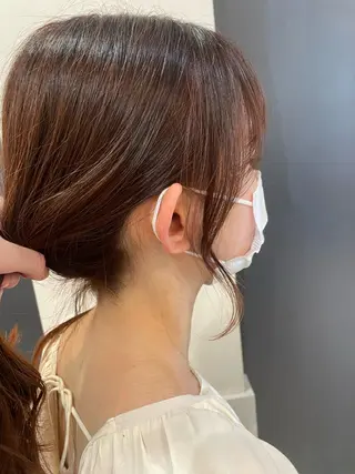 セミロング ヘアアレンジ リリー /Men's/パーマのヘアスタイル