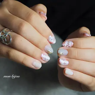 ネイル mon bijou 坪井のネイルデザイン