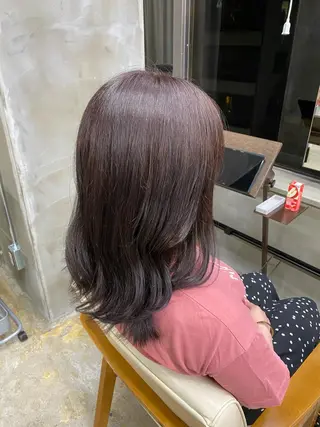 カラー シミズ アスカのヘアスタイル