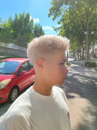 ショート カラー メンズ メンズパーマ 特化/中川拓也のヘアスタイル