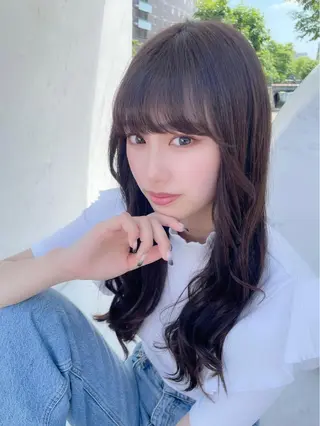 ロング カラー 💈髪質改善メニュー 佐藤 萌💈のヘアスタイル