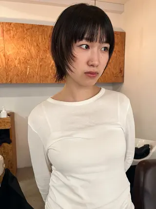 ショート 暖色/パーマ 🌼クニトウメイのヘアスタイル