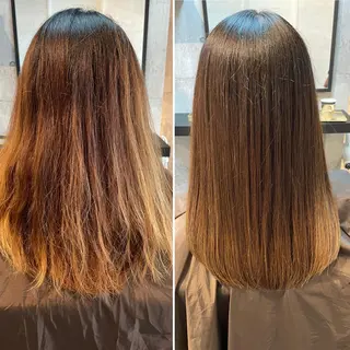 ロング カラー 👑髪質改善カラー 中垣斗希のヘアスタイル