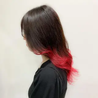 ロング カラー ヘアアレンジ TONE所属・透明感カラー/ 韓国ヘア/縮毛矯正のヘアスタイル