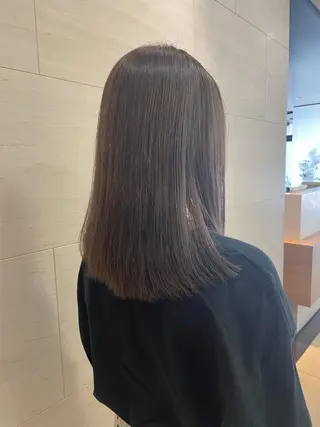 セミロング カラー haf店長 ✂︎タカハシレン✂︎のヘアスタイル