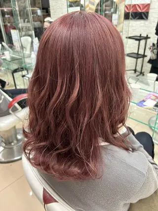 セミロング カラー ヘアアレンジ EARTH kazu🐰のヘアスタイル