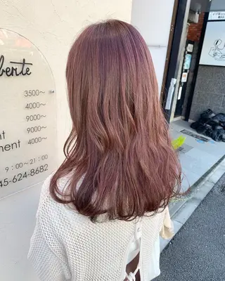 ロング カラー 田中 元規のヘアスタイル