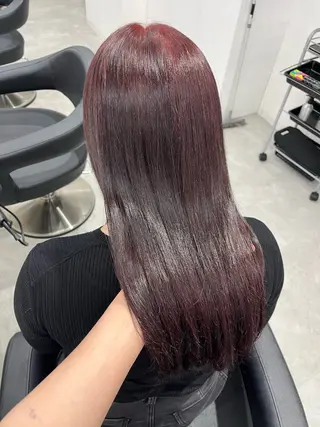 ロング カラー みう/仙台/暖色/ 艶髪/顔周りカット/のヘアスタイル