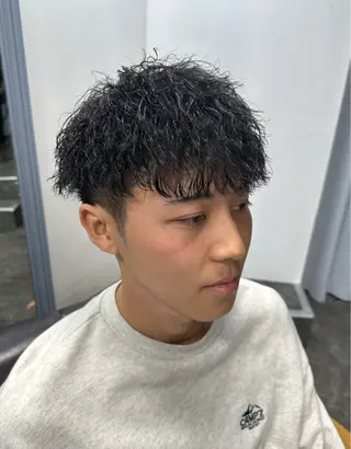 パーマ メンズ 梅田/全パーマ特化/ ケアパーマ特化/秋本のヘアスタイル