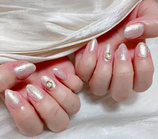ネイル candy nail 韓国風ワンホンネイルのネイルデザイン