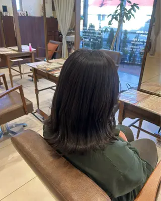 ミディアム 竹内 帆希のヘアスタイル