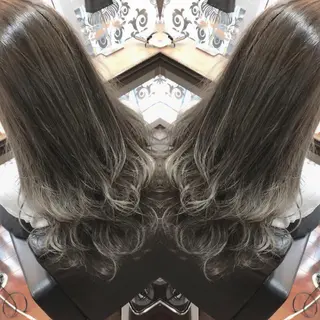 ロング ヘアアレンジ 吉本 yoshimotoのヘアスタイル