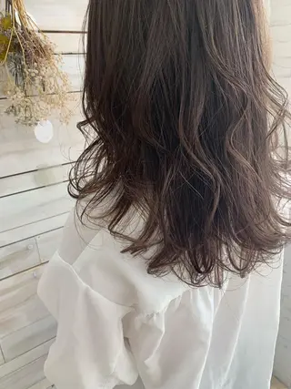 セミロング ハッシュカット/ボブ /レイヤー/彩奈のヘアスタイル