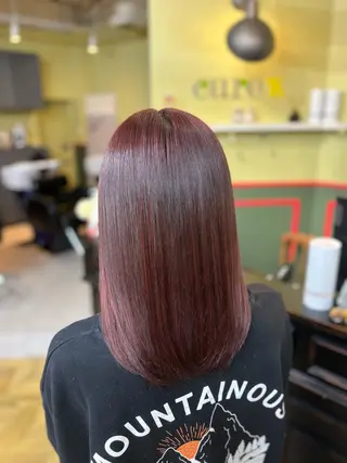 ミディアム カラー 田中 魁人のヘアスタイル