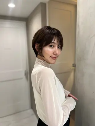 ショート カラー TSUBASA/銀座 メンズ◎ショート女子のヘアスタイル