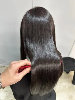 ロング カラー 韓国ヘア✨美髪矯正✨ 高橋大河のヘアスタイル