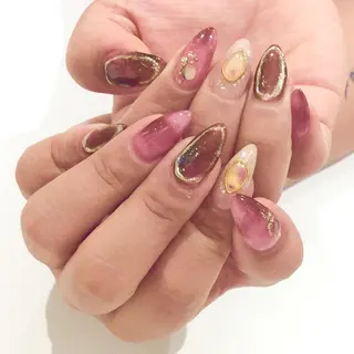 ロング カラー ネイル be-cares beauty(豊川店のネイルデザイン