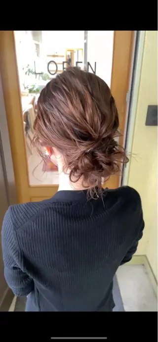 セミロング レイヤーカット/暖色 カラー/mao🎀のヘアスタイル