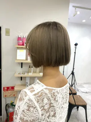 ショート カラー 黒須 蓮太のヘアスタイル