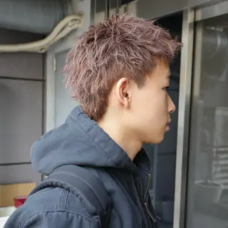 ショート カラー メンズ CHIC表参道所属・京都/メンズカット/ レディース/yukiのヘアスタイル