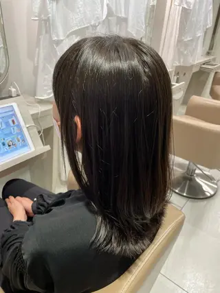 カラー Hair salon　Sui所属・コテ巻き風パーマ 暖色カラー/伊藤菜月のヘアスタイル