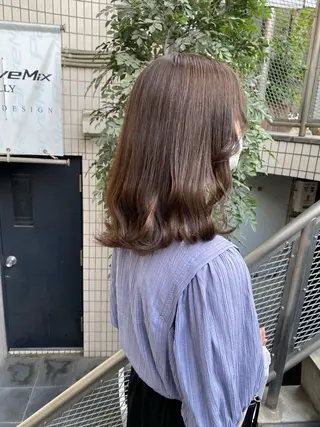 ミディアム カラー ParveMix🎀 稲垣詞葉のヘアスタイル