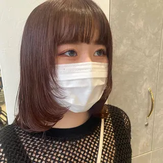 ショート 顔まわり/インナー カラー/　syuriのヘアスタイル