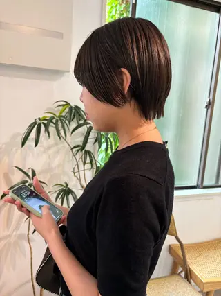 ショート カラー sakura🌸 レイヤー/韓国ヘアのヘアスタイル