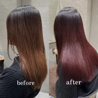 ロング カラー kiitos所属・透明感・脱赤味カラー ▫️雪野花のヘアスタイル