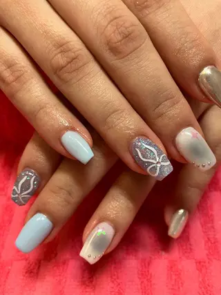 ネイル rukianail 新里のネイルデザイン