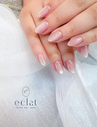 セミロング eclat.nail エクラネイルのネイルデザイン