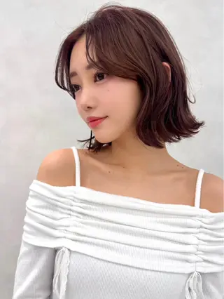 ショート カラー ヘアアレンジ 透明感カラー🪽🫧 noaのヘアスタイル