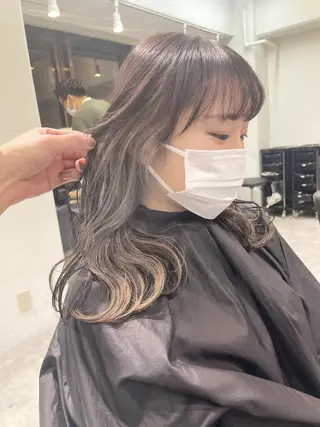 セミロング カラー 田中大星 /ボブ 縮毛矯正のヘアスタイル