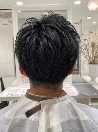メンズ センターパート 川島爽楽のヘアスタイル