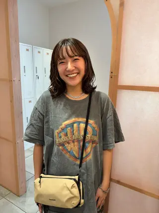 ショート カラー パーマ 前原  千尋のヘアスタイル
