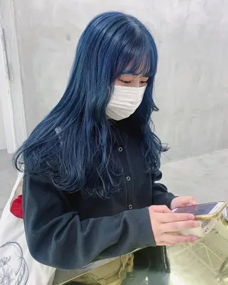 ロング カラー ブームボックス所属・🐝ハイトーンカラー hachi🐝のヘアスタイル