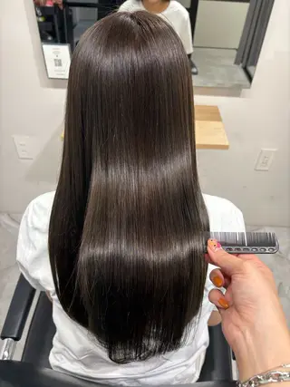 ロング カラー EMANON所属・梅田美容室 高山アヤのヘアスタイル