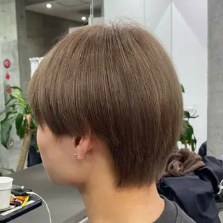 カラー メンズ Welring hair salon所属・Runa/大人 かわいいハイトーンのヘアスタイル