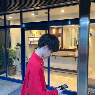 パーマ メンズ 大人透明感艶カラー 寺田稜のヘアスタイル