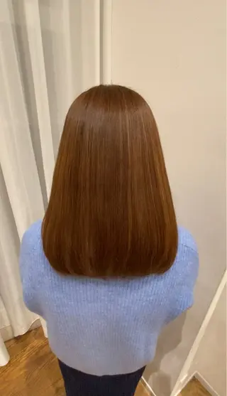 セミロング 透明感カラー/ 似合わせヘア/まなみのヘアスタイル