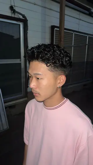 ショート メンズ 荻沼 快のヘアスタイル