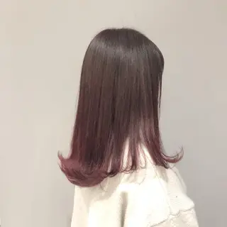 ミディアム カラー ヘアアレンジ 吉野 優子のマツエク・マツパデザイン