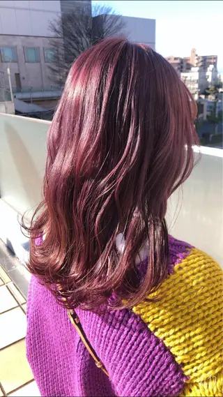 セミロング カラー EARTH志木/佐藤 氷河のヘアスタイル