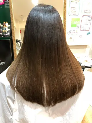 ロング パーマ 徳永 吉史のヘアスタイル