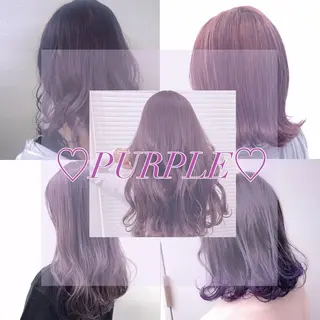 ロング カラー ヘアアレンジ 韓国艶カラー🇰🇷 DISCO💙のヘアスタイル