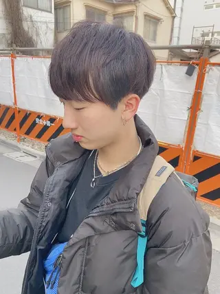 ショート カラー パーマ ヘアアレンジ メンズ CHIC share salon所属・ちこ .のヘアスタイル